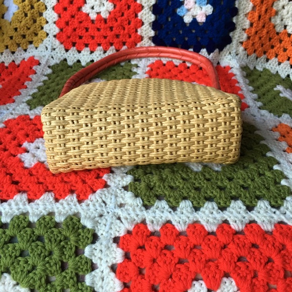💖SUPER CUTE💖Elaine Turner woven Raffia Handbag - Picture 7 of 8
